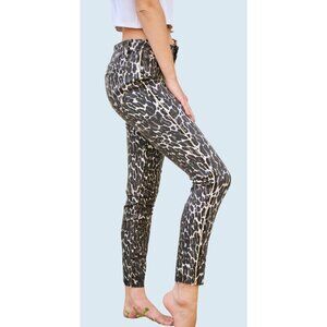 DRIFTWOOD Jackie Skinny Grey Animal Print Jeans Size 29